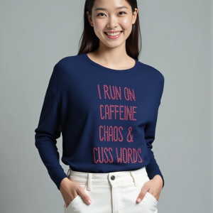 I Run On Caffeine Chaos & Cuss Words Shirt